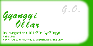 gyongyi ollar business card